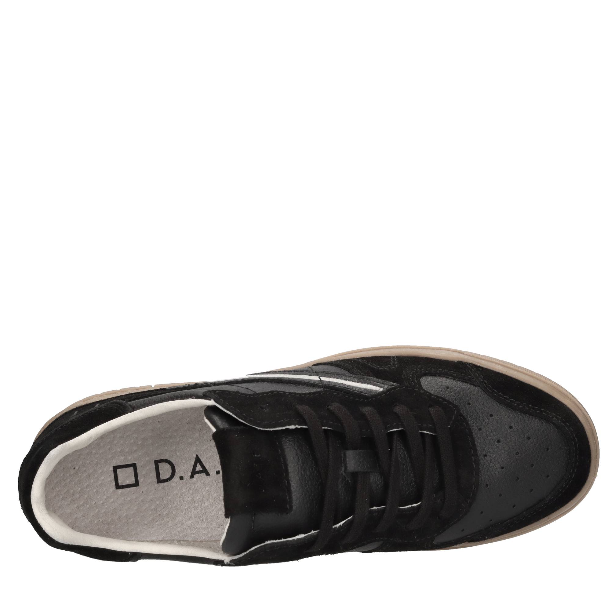 Sneakers in pelle e camoscio 