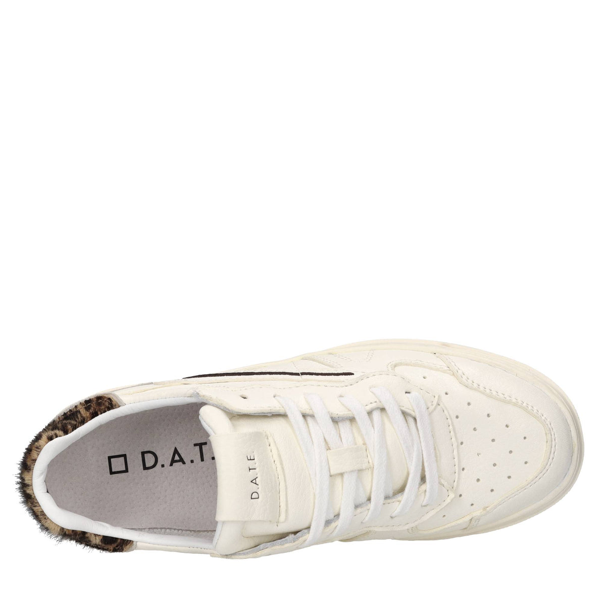 Sneakers in pelle e cavallino 