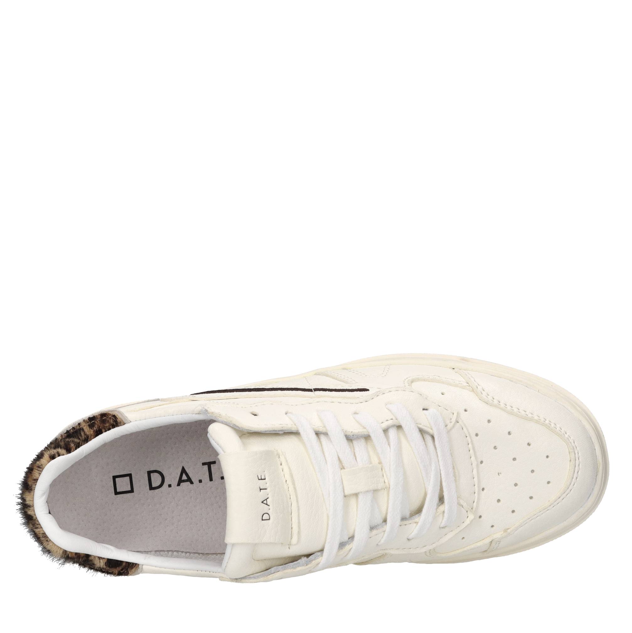 Sneakers in pelle e cavallino 