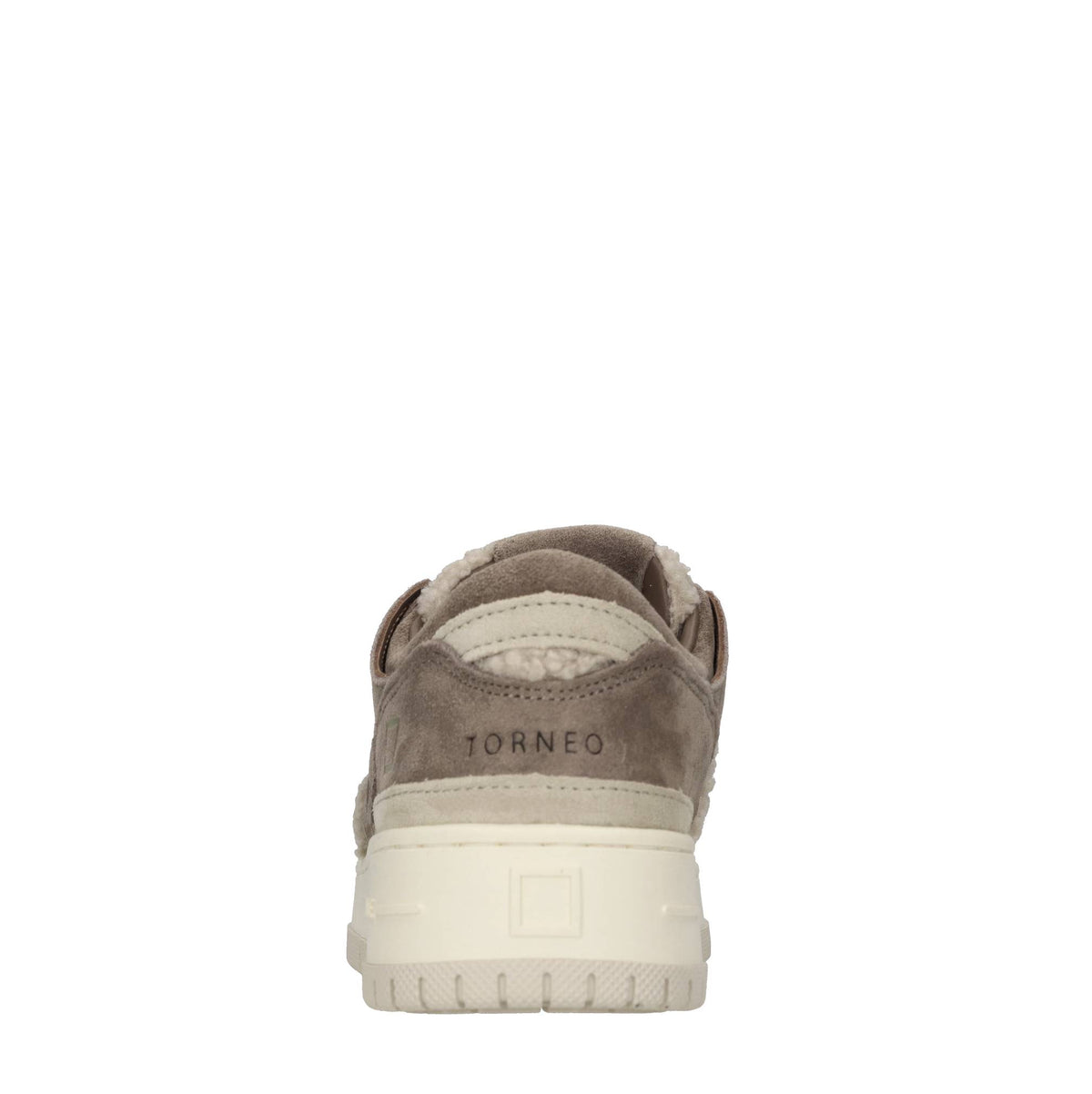 Sneakers in camoscio ed ecopelliccia 