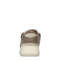 Sneakers in camoscio ed ecopelliccia 