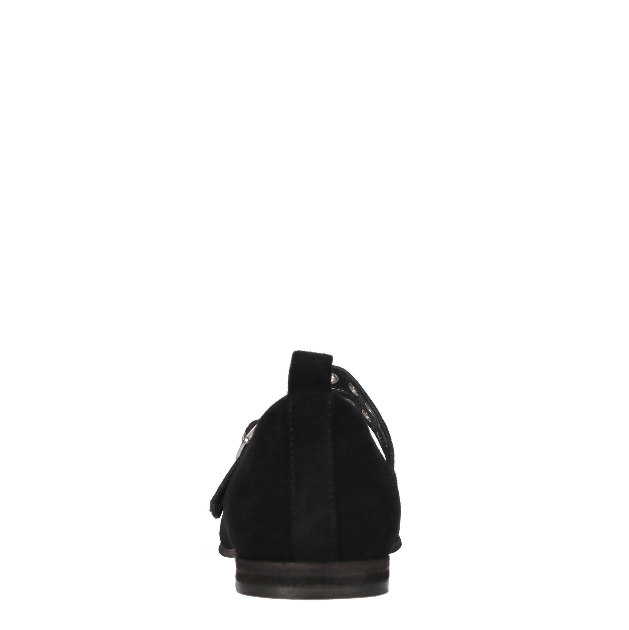 Ballerine in camoscio 
