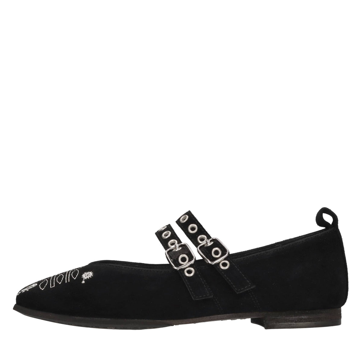 Ballerine in camoscio 