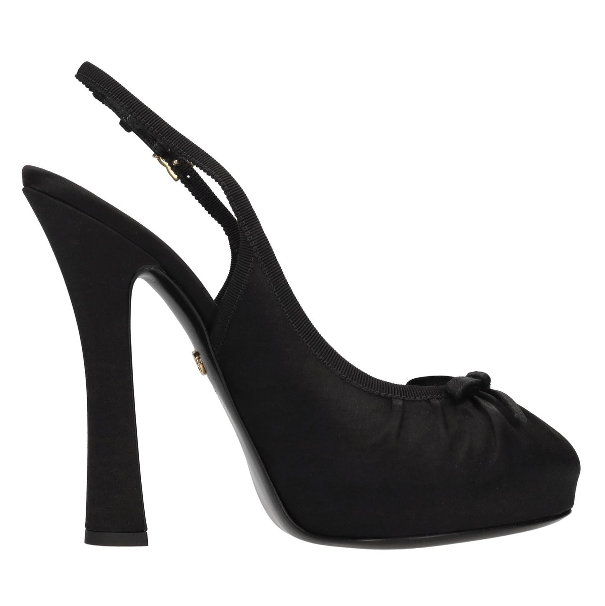 Décolleté slingback Vally in raso 