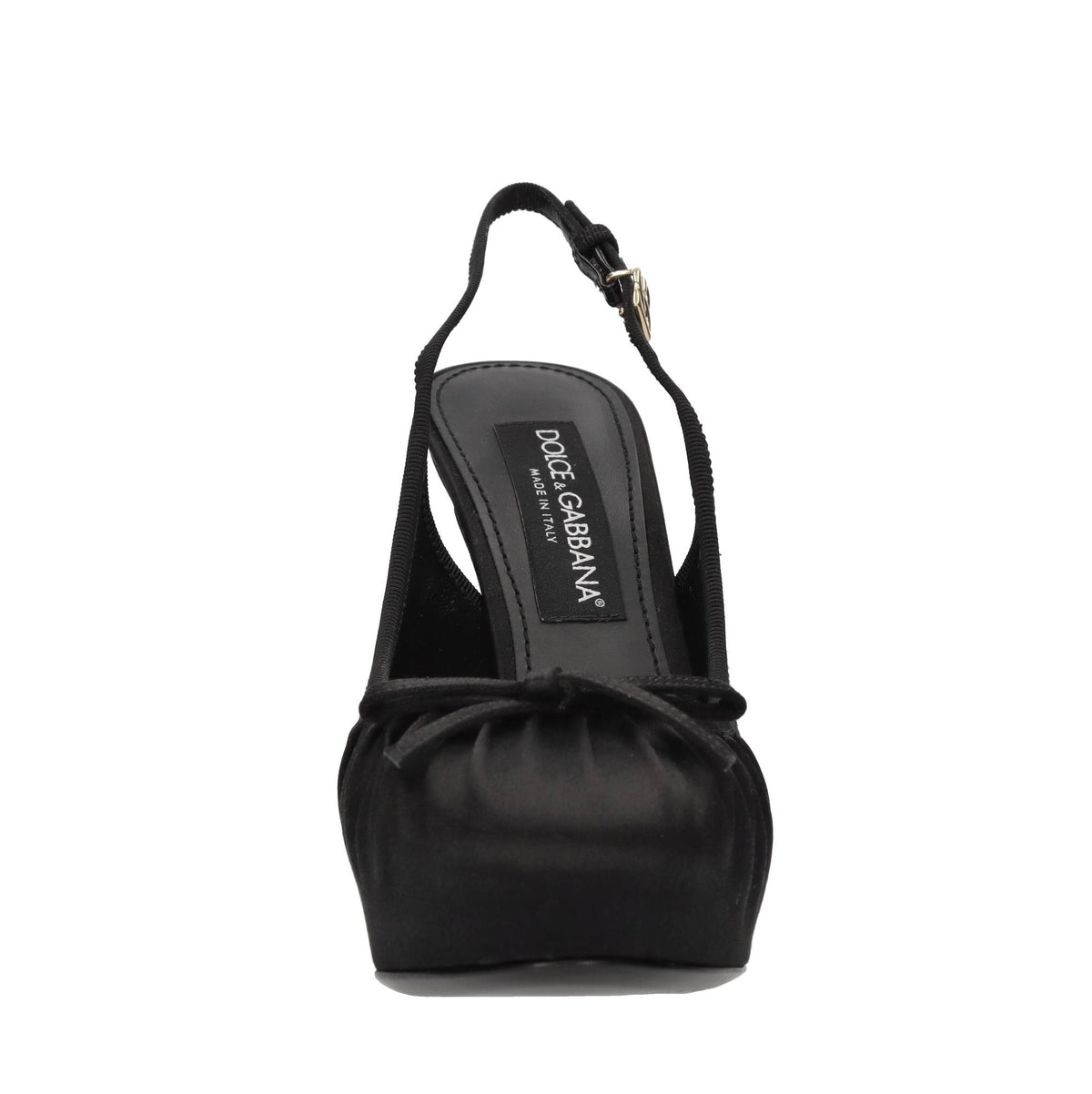 Décolleté slingback Vally in raso 