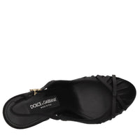 Décolleté slingback Vally in raso 