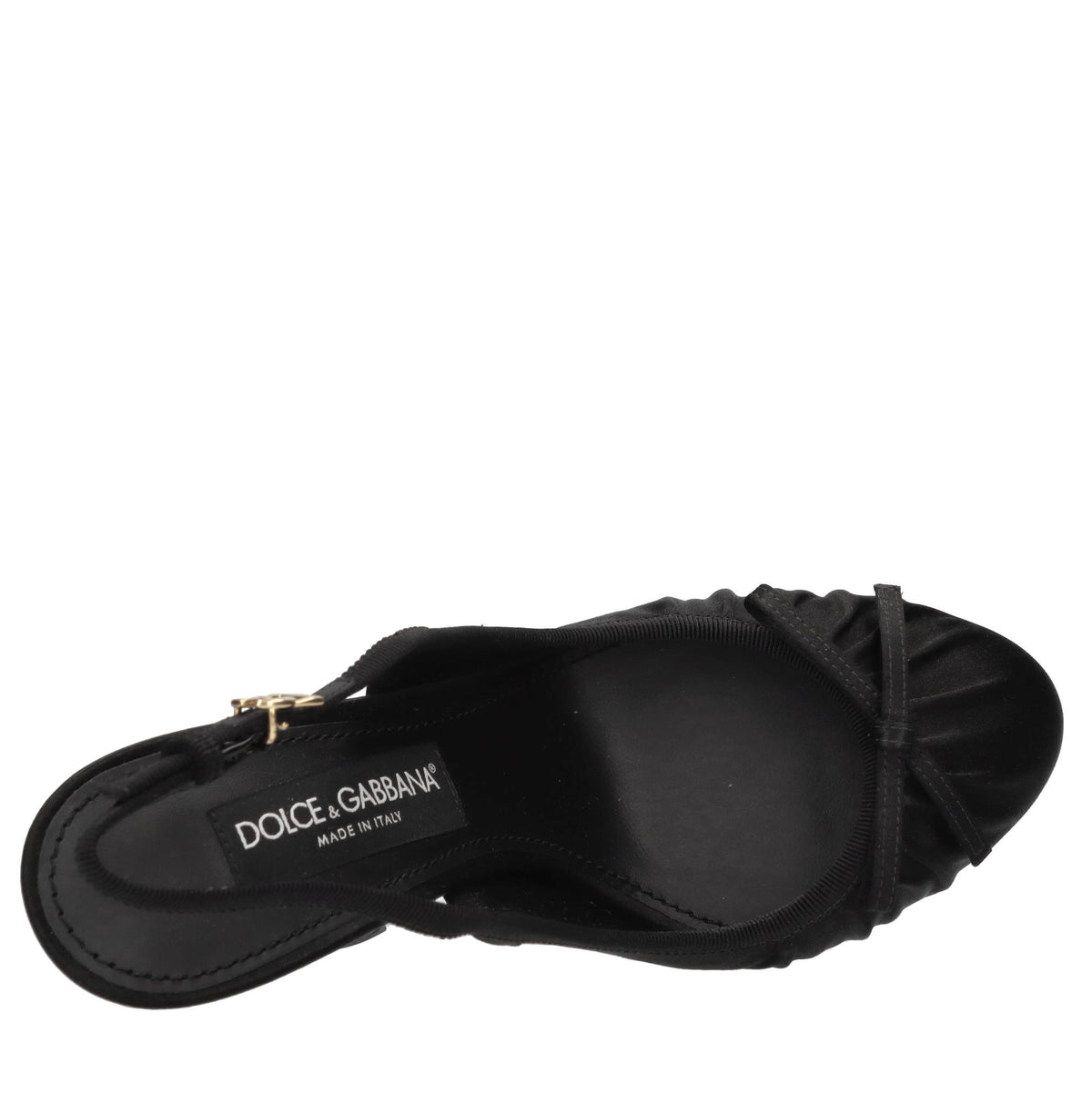 Décolleté slingback Vally in raso 