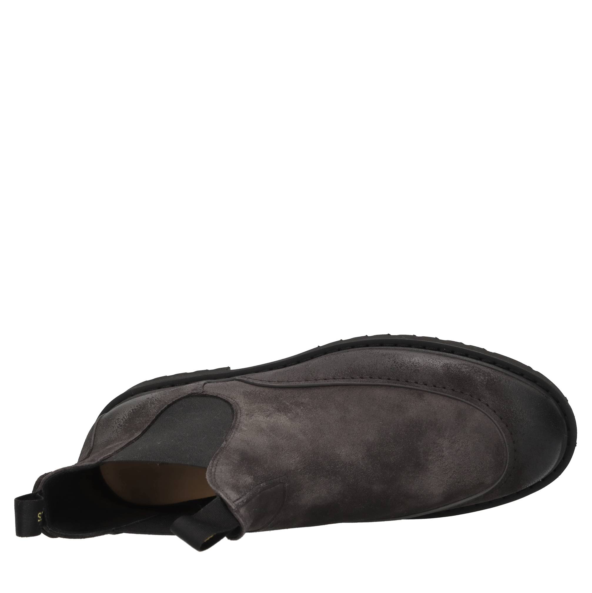 Stivaletti Beatles in camoscio e tessuto elasticizzato 