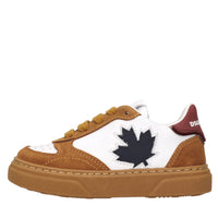 Sneakers in pelle e camoscio 