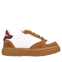 Sneakers in pelle e camoscio 