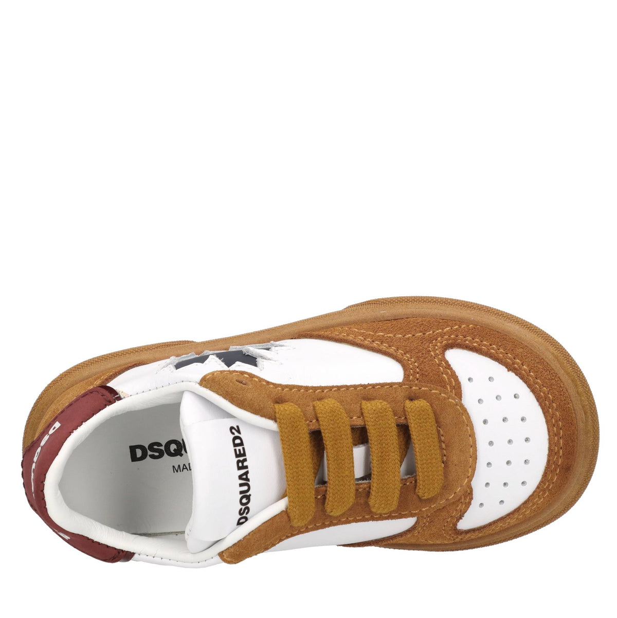 Sneakers in pelle e camoscio 