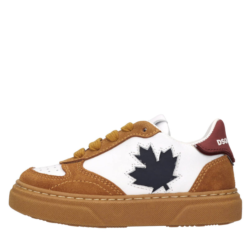 Sneakers in pelle e camoscio 