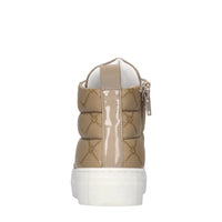 Sneakers in ecopelle e tessuto 