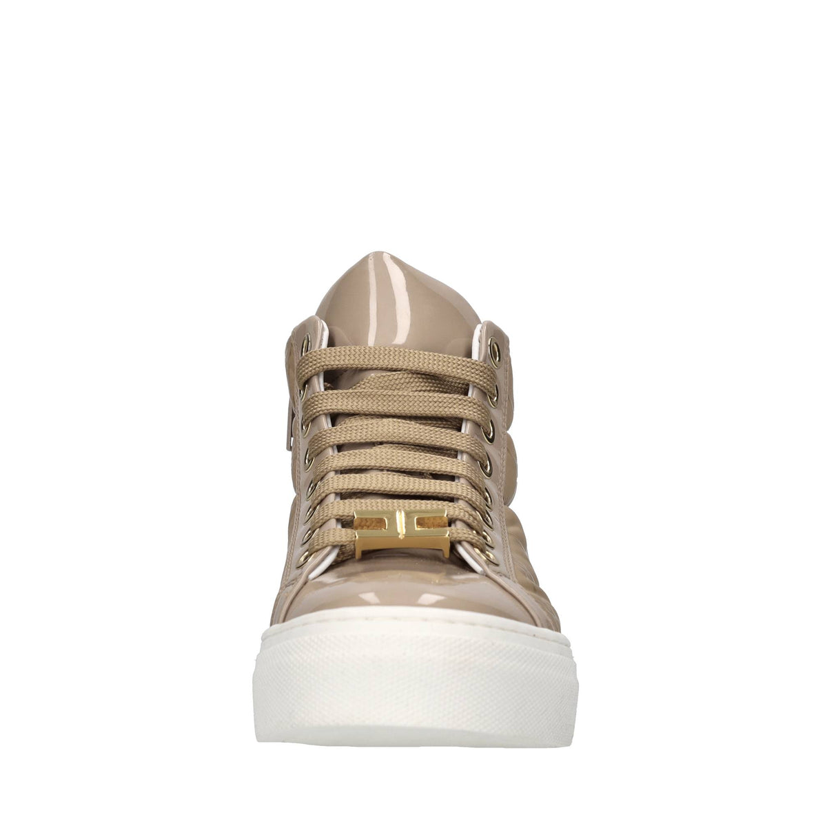 Sneakers in ecopelle e tessuto 