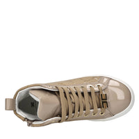 Sneakers in ecopelle e tessuto 