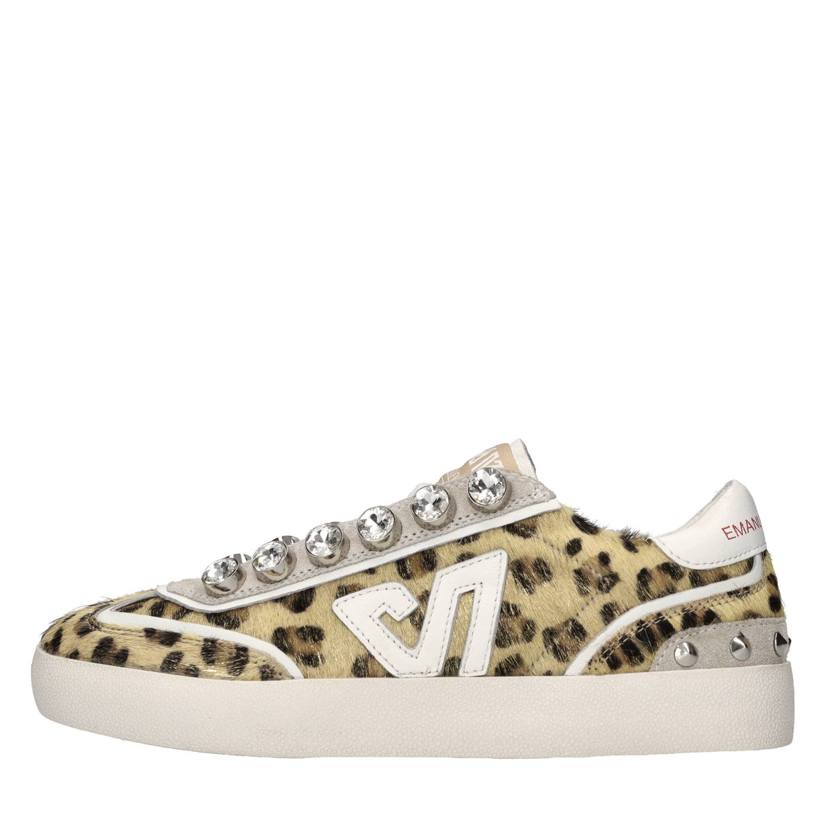 Sneakers in camoscio e cavallino 