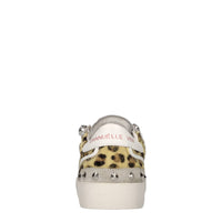 Sneakers in camoscio e cavallino 