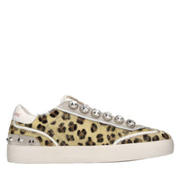 Sneakers in camoscio e cavallino 