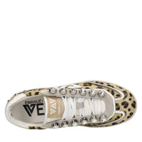 Sneakers in camoscio e cavallino 