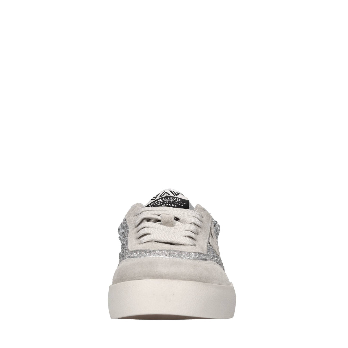 Sneakers in pelle, camoscio e tessuto 