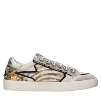 Sneakers in pelle e cavallino 