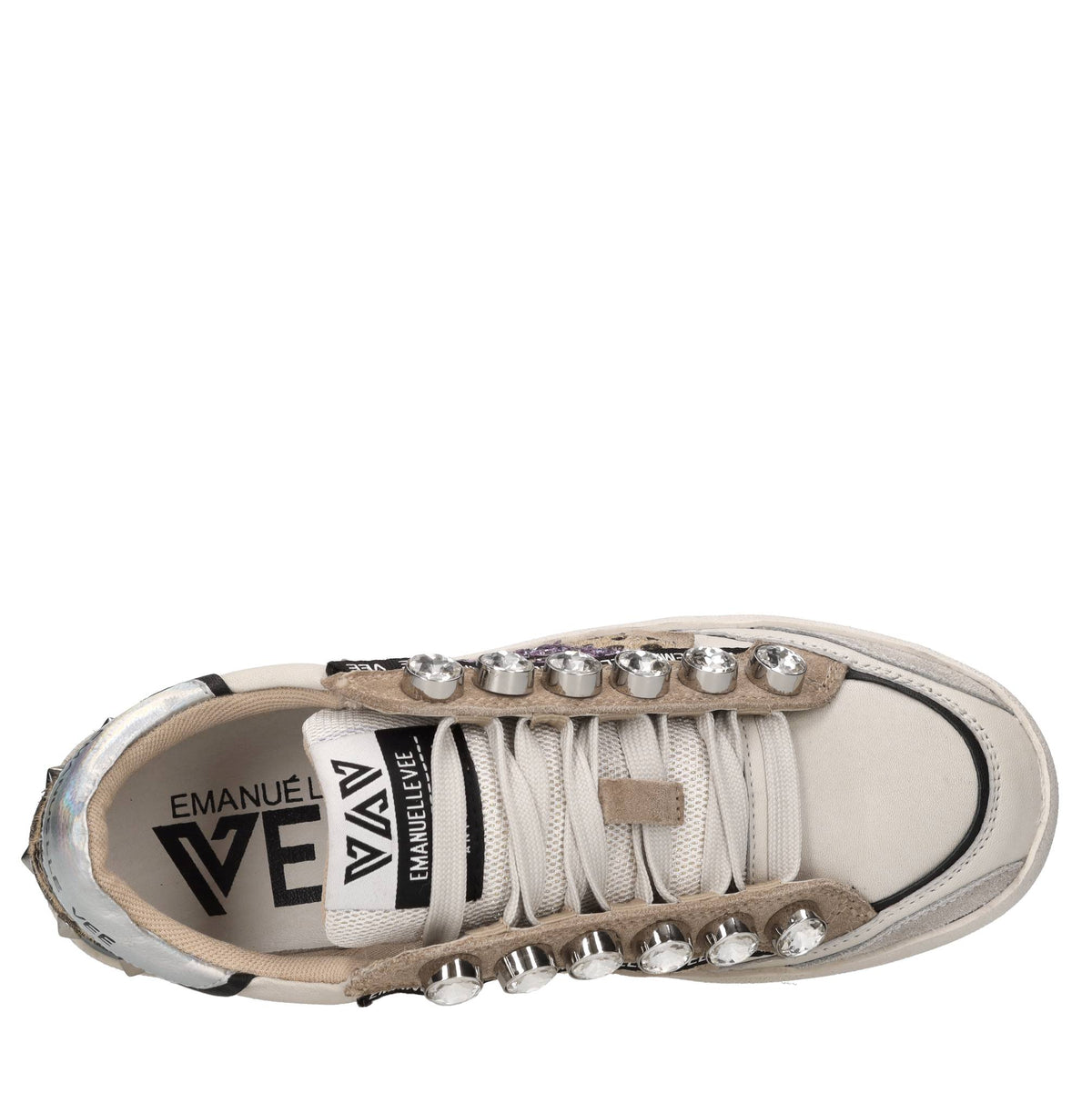 Sneakers in pelle e cavallino 