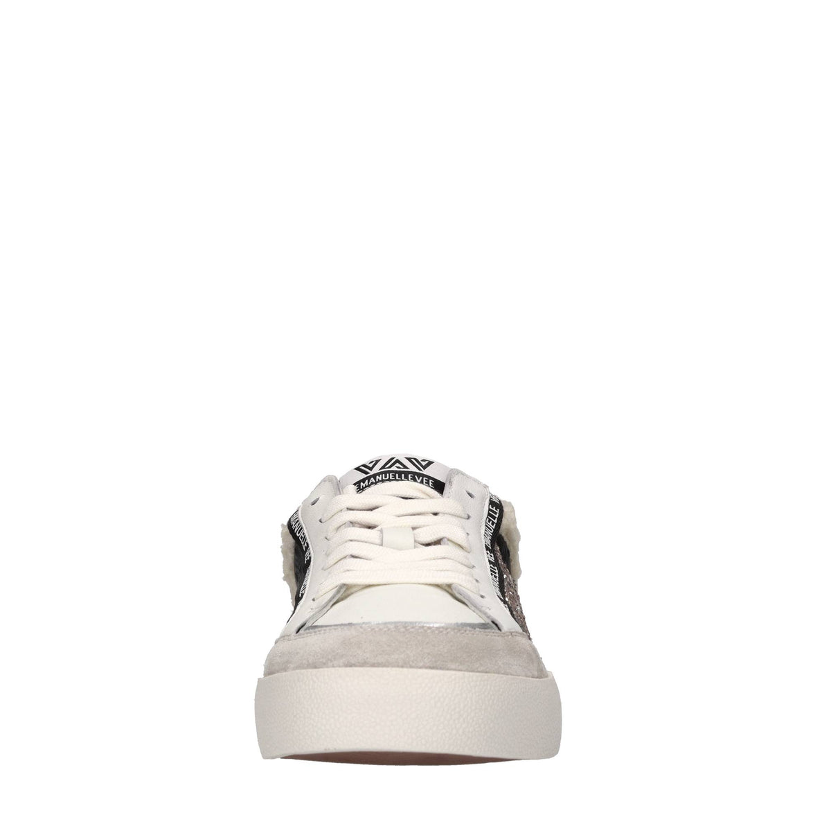 Sneakers in pelle ed ecopelliccia 
