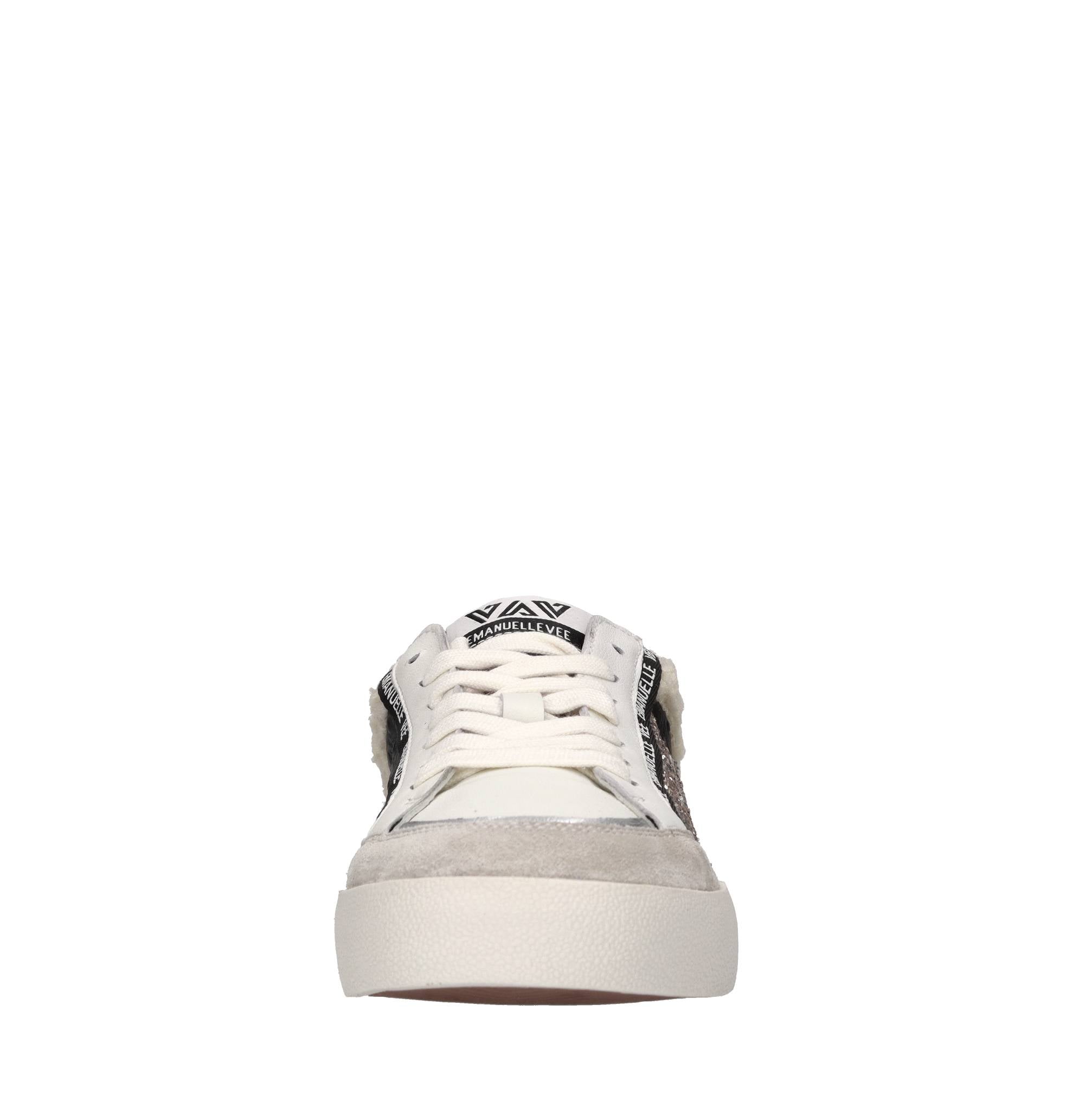 Sneakers in pelle ed ecopelliccia 