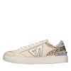 EMANUÉLLE VEE Sneakers in pelle, camoscio e tessuto