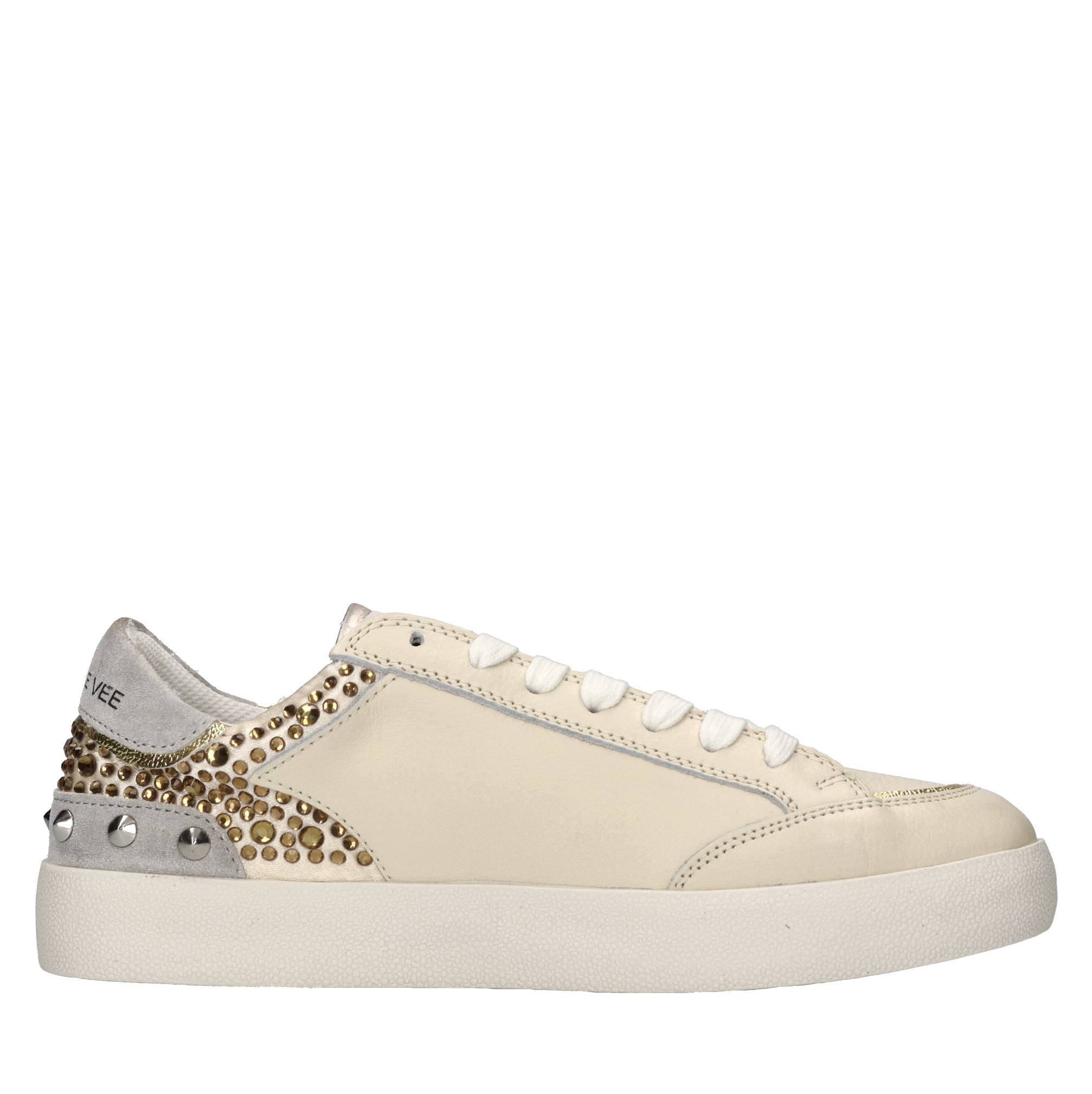 Sneakers in pelle, camoscio e tessuto 