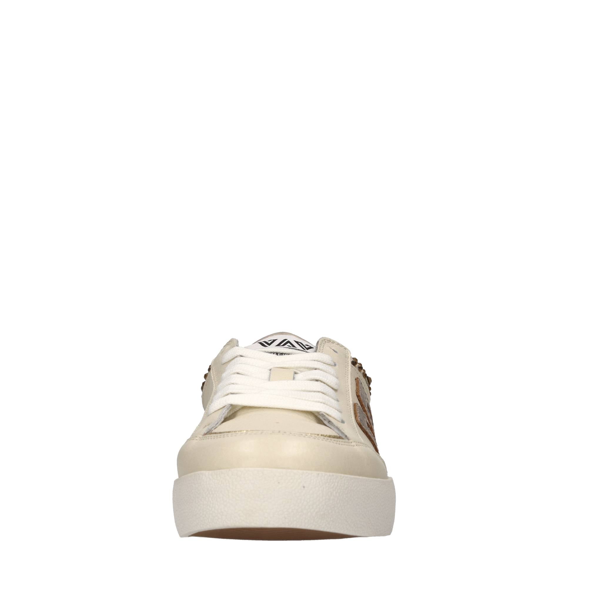 Sneakers in pelle, camoscio e tessuto 