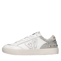 Sneakers in pelle, camoscio e tessuto 