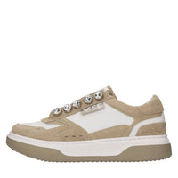 Sneakers in pelle e camoscio 
