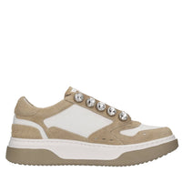 Sneakers in pelle e camoscio 