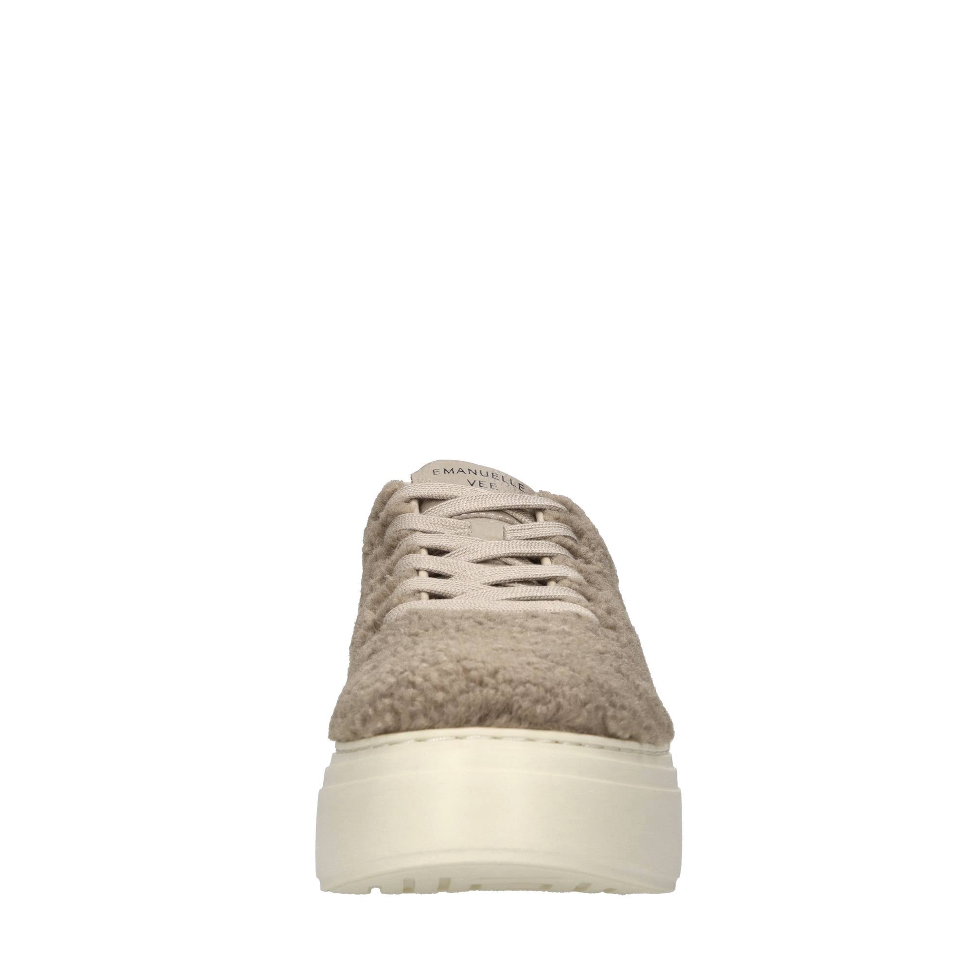 Sneakers in pelle ed ecopelliccia 