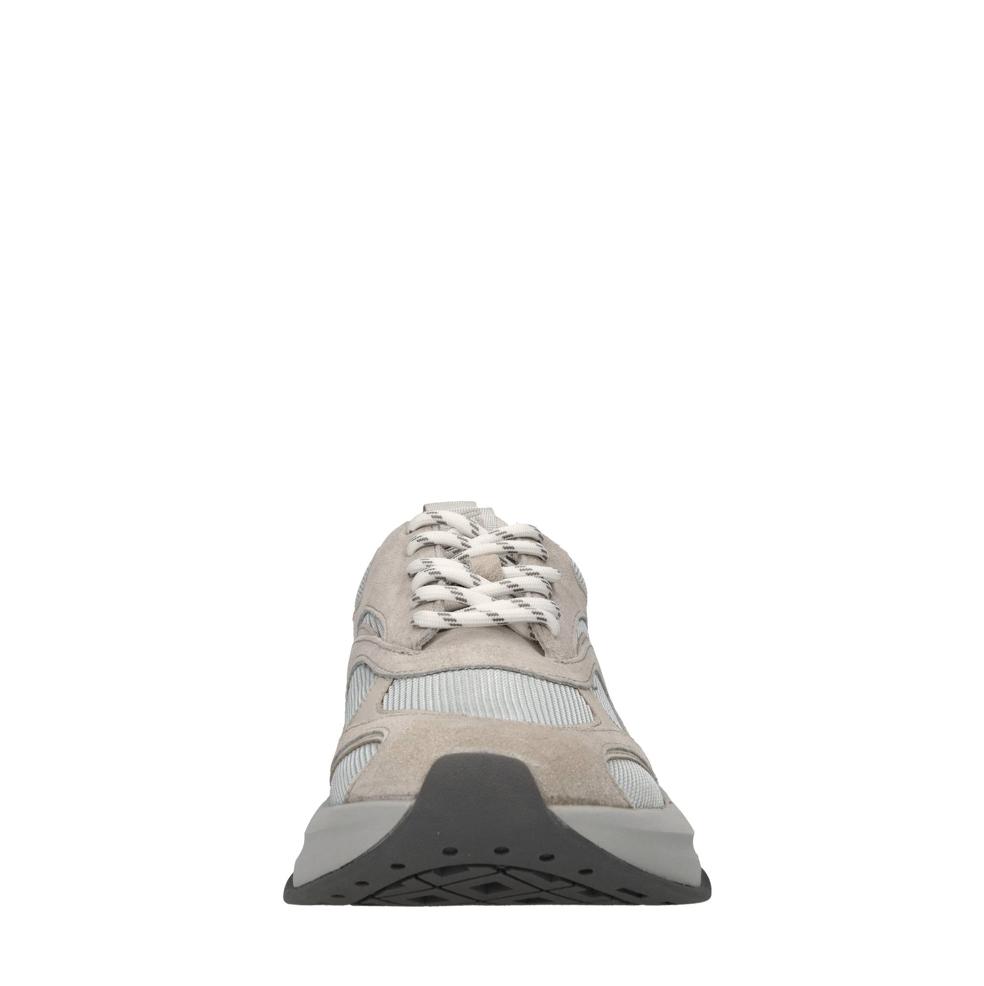 Sneakers in camoscio,pelle e tessuto 
