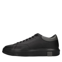 Sneakers in pelle rivestita con fogli transfer 