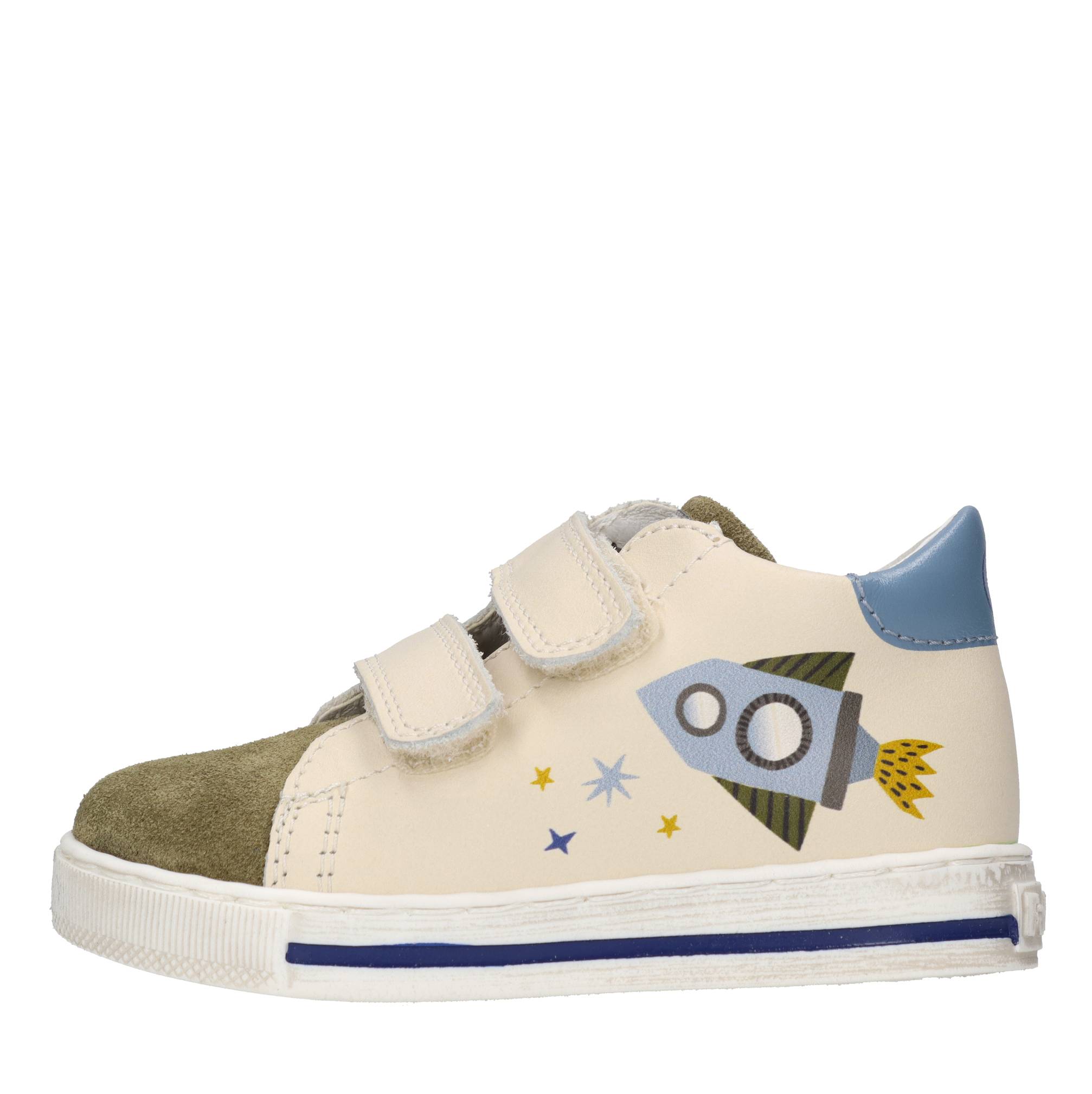 Sneakers in pelle e camoscio 