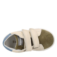 Sneakers in pelle e camoscio 
