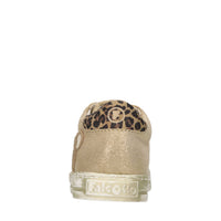 Sneakers in camoscio e lurex 