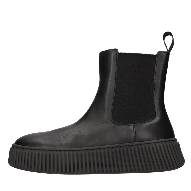 Stivaletti beatles in pelle 