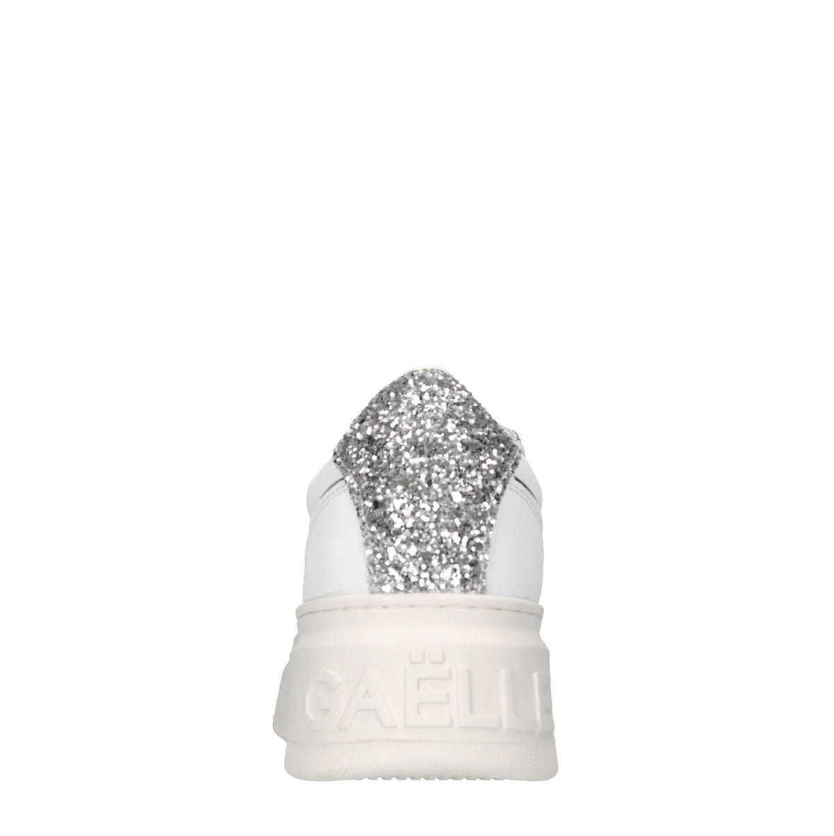 Sneakers in pelle e glitter 