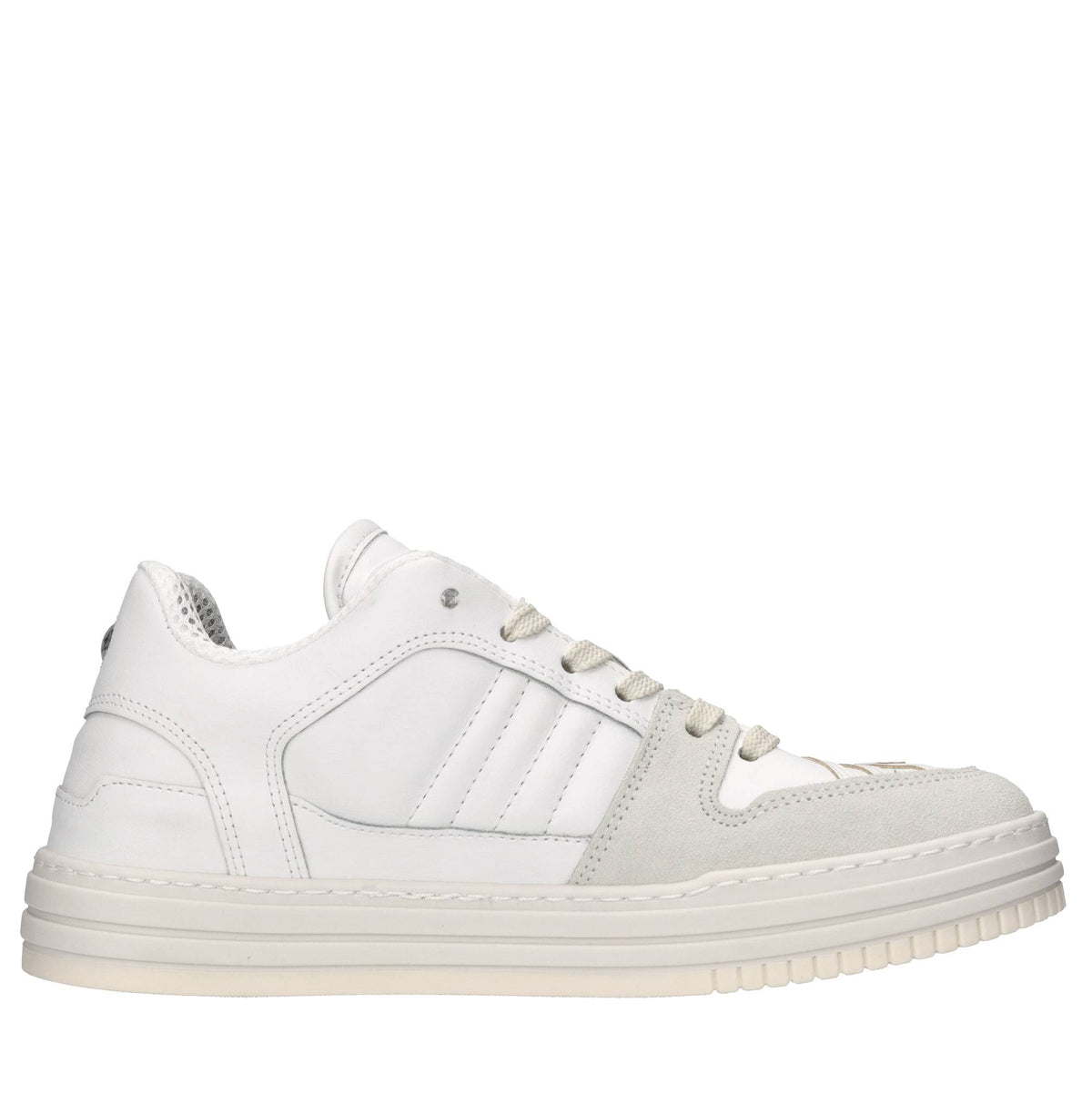 Sneakers in pelle e camoscio 