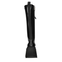 Stivali anfibi in pelle 