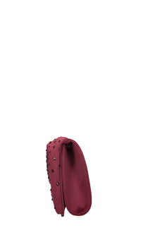 Borsa in tessuto e strass 