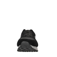 Sneakers in camoscio e tessuto 