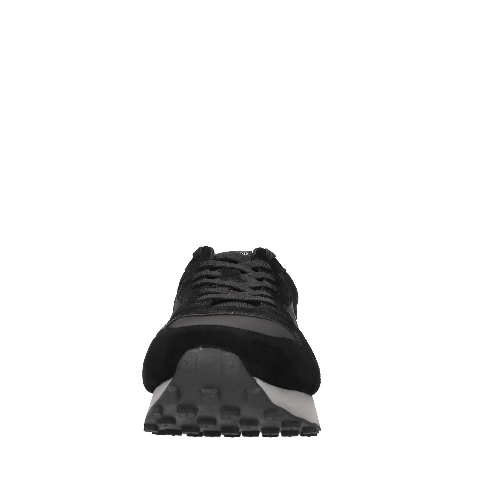 Sneakers in camoscio e tessuto 