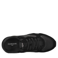 Sneakers in camoscio e tessuto 