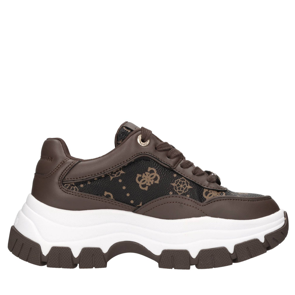 Sneakers 4G logo in ecopelle 