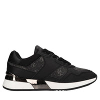 Sneakers in ecopelle e tessuto 